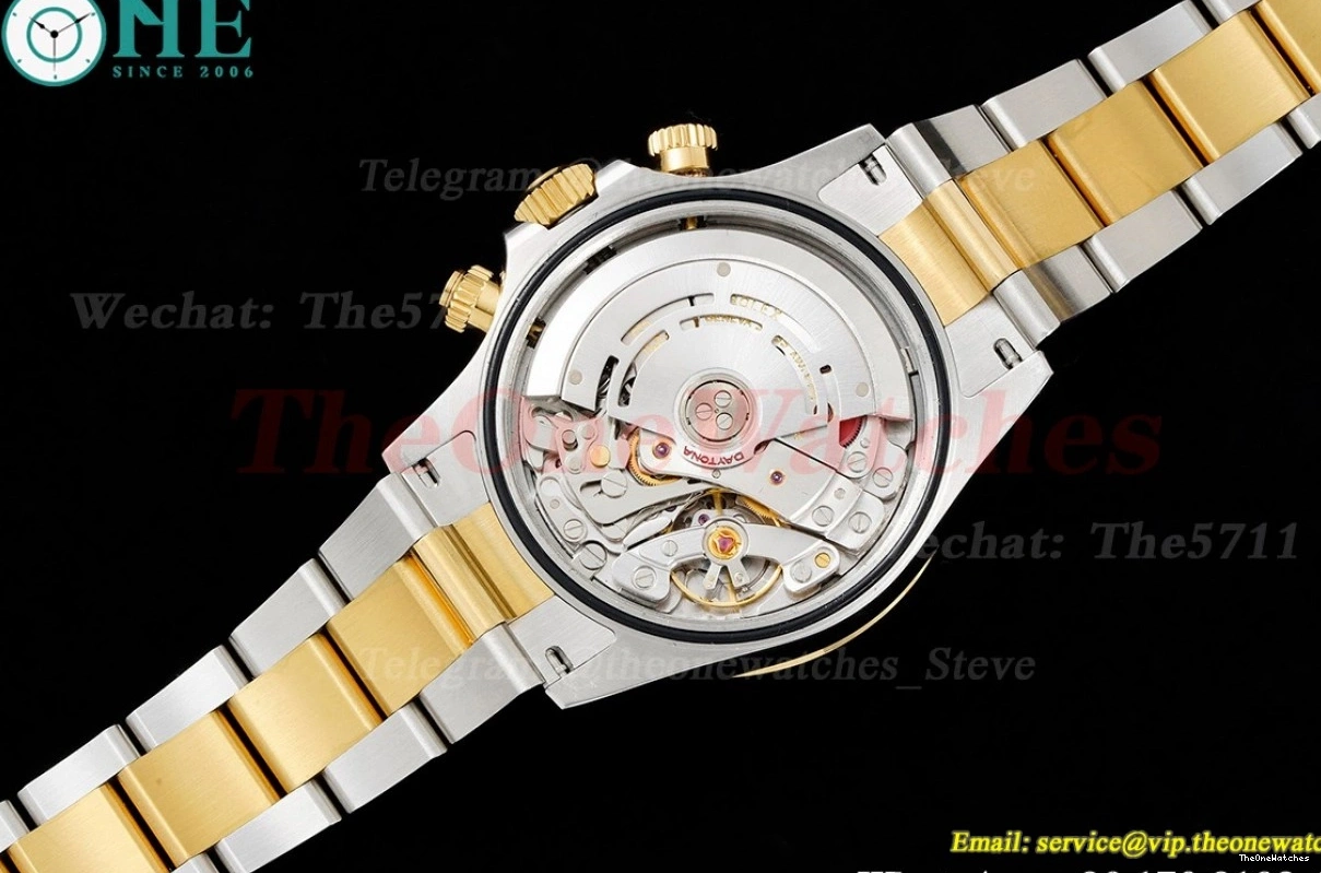 YG Black Dial Daytona 904L SA4130 116503 YG V2 BTF 0412